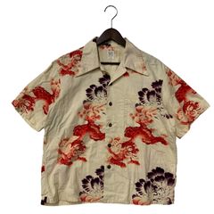 oniwa soto アロハシャツ 開襟 金魚 和柄 XL - メルカリ