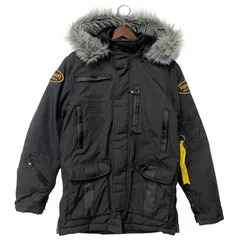 【中古品】VANSON バンソン VS18109W N-3B NYLON JACKET ナイロン ジャケット アウター ブラック 【145-260316-kh-06-izu】のサムネイル