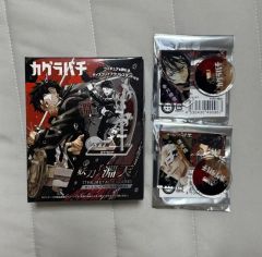 カグラバチ 妖刀 淵天 メタルフィギュア 缶バッジセット - メルカリ