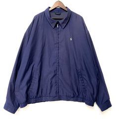 ポロ ラルフローレン スウィングトップ ポニー刺繍ロゴ ネイビー XL
