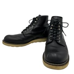 美品】RED WING 8165 2010年製 プレーントゥ ブラック27.5 - メルカリ