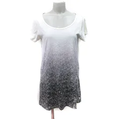 セオリーリュクス theory luxe Tシャツワンピース ミニ グラデーション 半袖 38 M マルチカラー /YIのサムネイル