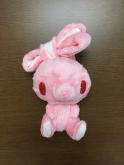 汎用うさぎ 森チャック ぬいぐるみ ハート ピンク 茶色 ブラウン