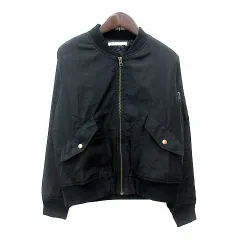 マジェスティックレゴン MAJESTIC LEGON 中綿ジャケット ブルゾン M 黒 ブラック /MNのサムネイル