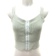 ジルスチュアート JILL STUART ビスチェ ニット キャミソール FR カーキ /RTのサムネイル