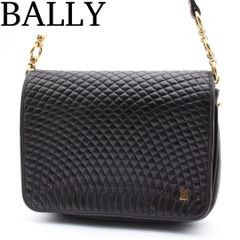 80s イタリア製 ビンテージ BALLY バイカラー レザー ショルダーバッグ