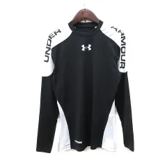 アンダーアーマー UNDER ARMOUR カットソー 長袖 黒 ブラック 白 ホワイト /YIのサムネイル