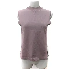 マーリエパーエフデ Maglie par ef-de カットソー ノースリーブ 7 S ピンク /YIのサムネイル