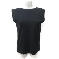マーリエパーエフデ Maglie par ef-de カットソー フレンチスリーブ 7 S 黒 ブラック /YIのサムネイル