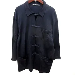 ミッシェルクラン MICHEL KLEIN ジャケット ステンカラー チャイナ風 黒 ブラック /RTのサムネイル