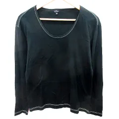 ピーエスポールスミス PS Paul Smith Tシャツ カットソー Uネック 長袖 M 黒 ブラック /RTのサムネイル