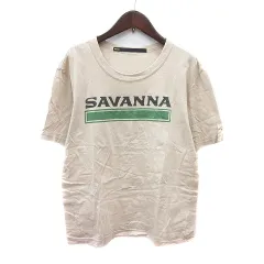 ミュラー オブ ヨシオクボ muller of yoshiokubo カットソー Tシャツ クルーネック プリント 半袖 38 M ベージュ /MNのサムネイル