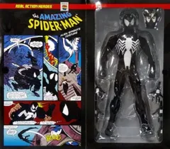 フィギュア RAH ブラックスパイダーマン（コミックVer.） 「アメイジング・スパイダーマン」 リアルアクションヒーローズ No.251 RAHスパイダーマン（コミックVer.）初回購入特典【10日以内発送】のサムネイル