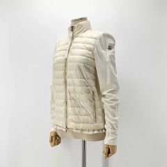 美品正規品 MONCLER ホワイト キルティングダウンベスト - メルカリ