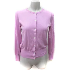 デミルクス ビームス Demi-Luxe BEAMS カーディガン カットソー 長袖 ピンク /YIのサムネイル