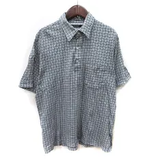 メンズビギ MEN'S BIGI RedmesS ポロシャツ 半袖 総柄 L マルチカラー /YIのサムネイル