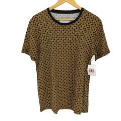 黒S新品 メゾン マルジェラ ジオメトリック 総柄 Tシャツ ブラック