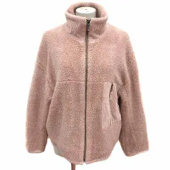 ルーニィ LOUNIE ボアジャケット ブルゾン ジップアップ 総裏地 40 L ピンク /YKのサムネイル