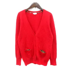 マッキントッシュフィロソフィー MACKINTOSH PHILOSOPHY カーディガン ニット カシミヤ 38 M 赤 レッド /MNのサムネイル