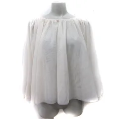 ルージュヴィフ Rouge vif EMMA ブラウス チュール プルオーバー 長袖 ベージュ /YIのサムネイル