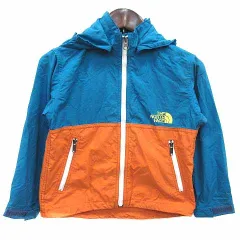 ザノースフェイス THE NORTH FACE マウンテンパーカー ナイロン ジップアップ 110㎝ 青 ブルー オレンジ色 /YK ●RYのサムネイル
