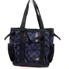 アディダス adidas トートバッグ 総柄 紫 パープル 黒 ブラック /RTのサムネイル