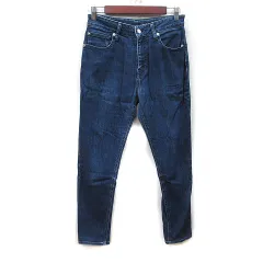 セオリーリュクス theory luxe パンツ デニム ダメージ加工 36 S 紺 ネイビー /YIのサムネイル