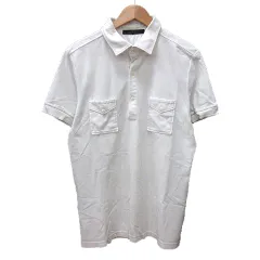 デザインワークス DESIGNWORKS ポロシャツ 半袖 50 XXL 白 ホワイト /MNのサムネイル
