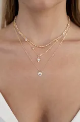 エティカ レディース アクセサリー ネックレス・チョーカー レース Ettika Celestialaye red Necklace GOLD ゴールドのサムネイル