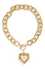 ケネスジェイレーン レディース アクセサリー ネックレス・チョーカー レース Kenneth Jay Lane Heart Pendantoggle Necklace GOLD ゴールドのサムネイル