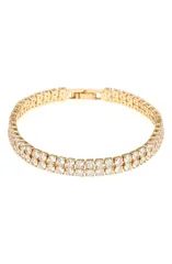 エティカ レディース アクセサリー ブレスレット・バングル・アンクレット Ettika Thick Cubic Zirconia Bracelet GOLD ゴールドのサムネイル
