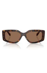 ヴォーグ レディース アクセサリー サングラス・アイウェア VOGUE 55mm Rectangular Sunglasses DARK HAVANAのサムネイル