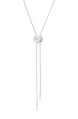 エティカ レディース アクセサリー ネックレス・チョーカー レース Ettika Liquit Luxe Faux Pearl Bolo Necklace SILVER シルバーのサムネイル