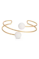 エティカ レディース アクセサリー ブレスレット・バングル・アンクレット キャップ ケープ Ettika Summer Escape Cuff Bracelet BONEのサムネイル