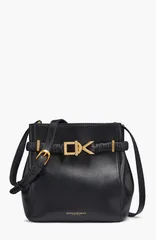 ダナ キャラン ニューヨーク レディース バッグ ギンガムチェック ギンガム Donna Karanew York Gingham Crossbody BlkGold ゴールドのサムネイル