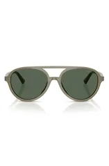 ジミーチュー レディース アクセサリー サングラス・アイウェア Jimmy Choo 55mm Pilot Sunglasses OPALINE GREEN DARK GREEN グリーンのサムネイル