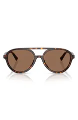 ジミーチュー レディース アクセサリー サングラス・アイウェア Jimmy Choo 55mm Pilot Sunglasses HAVANA DARK BROWN ブラウンのサムネイル
