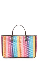 エムジーウォレス レディース バッグ MZ Wallace Georgica Open Tote FERIA STRIPE ストライプのサムネイル
