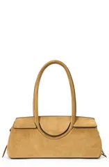 スタウド レディース バッグ スエード STAUD Maude Suede Shoulder Bag HAZELのサムネイル