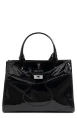ザディグ エ ヴォルテール レディース バッグ レザー Zadig Voltaire Jack Patent Leather Shoulder Bag BLACK ブラックのサムネイル