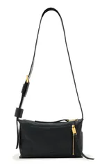 オールセインツ レディース バッグ レザー AllSaintsmall Alba Zip Leather Crossbody Bag BLACK ブラックのサムネイル