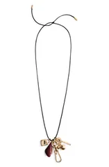 マンゴ レディース アクセサリー ネックレス・チョーカー レース MANGO Charm Necklace GOLD ゴールドのサムネイル