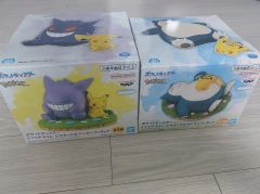 当時物初期 ポケモン 陶器 蚊遣り ピカチュウ カビゴン セット 箱付き