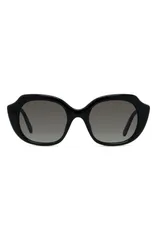 ロエベ レディース アクセサリー サングラス・アイウェア Loewe Slim 50mm Geometric SunglassesHINY BLACK GRADIENT SMOKE ブラックのサムネイル