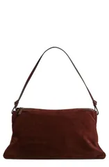 スタウド レディース バッグ スエード STAUD Wally Suede Shoulder Bag MAHOGANYのサムネイル