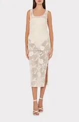ミリー レディース トップス ワンピースパンコール Milly Sequin Crochet CoverUp Dress WHITE ホワイトのサムネイル