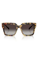 ヴォーグ レディース アクセサリー サングラス・アイウェア VOGUE 54mm Square Sunglasses YELLOW TORTOISE イエローのサムネイル