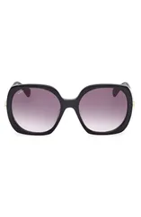 マックスマーラ レディース アクセサリー サングラス・アイウェア Max Mara Malibu 58mm Gradient Butterfly Sunglasses BLACK PALE GOLDのサムネイル
