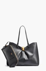 ダナ キャラン ニューヨーク レディース バッグ Donna Karanew York Cambric Tote BlkGold ゴールドのサムネイル
