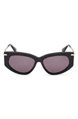 マックスマーラ レディース アクセサリー サングラス・アイウェア Max Mara Beth 54mm Polarized Geometric SunglassesHINY BLACK SMOKE ブのサムネイル